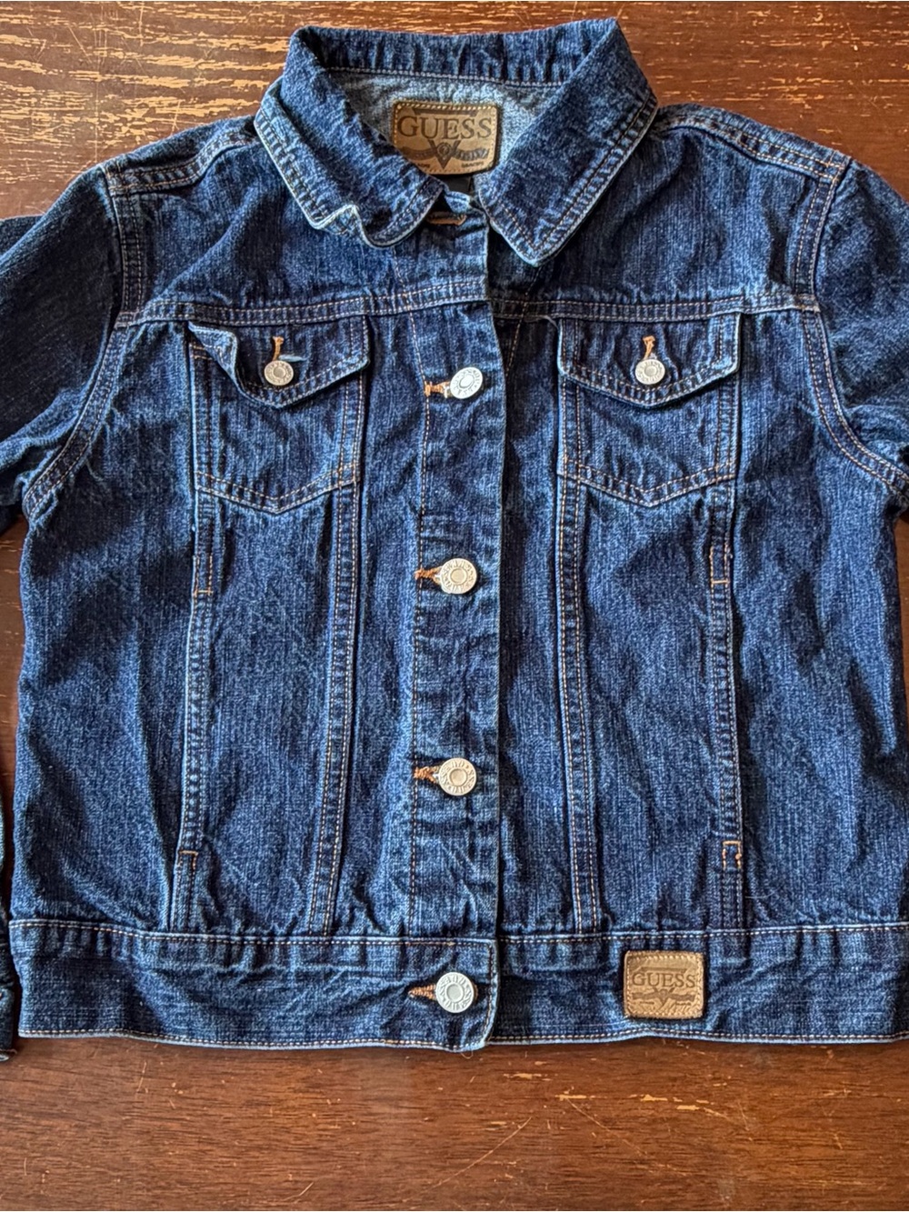 VTG GUESS Dark Blue Kids Denim Jacket
